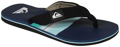 Сандалии Quiksilver Molokai Layback — черный/синий/зеленый — новинка