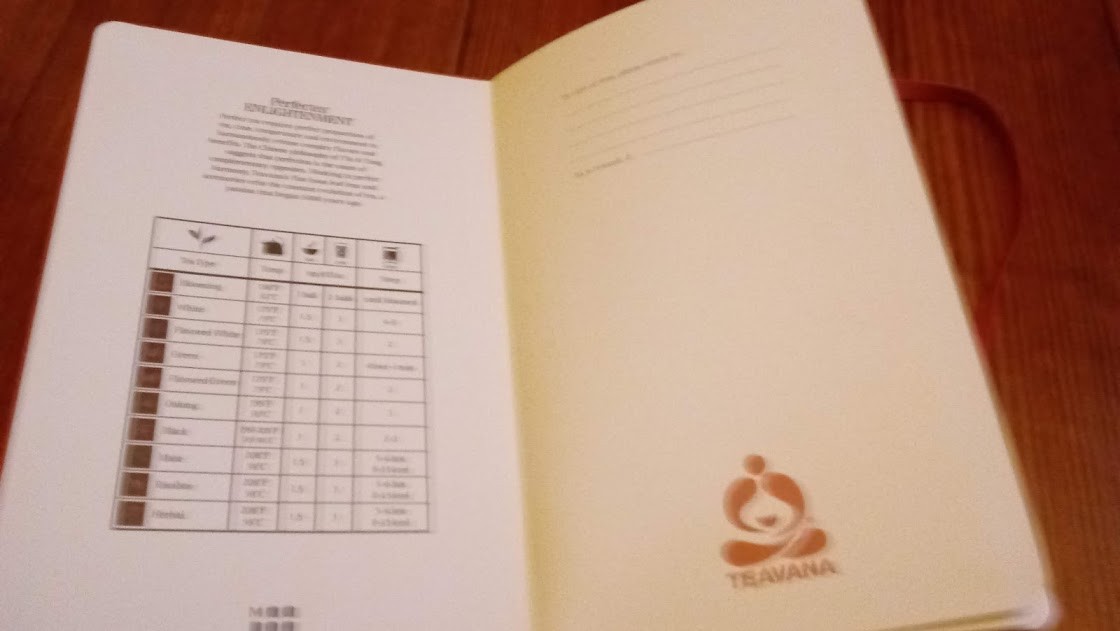 PERFECTEA JOURNAL Teavana Moleskine w/ Stickers Bookmarks SCARCE! New Condition