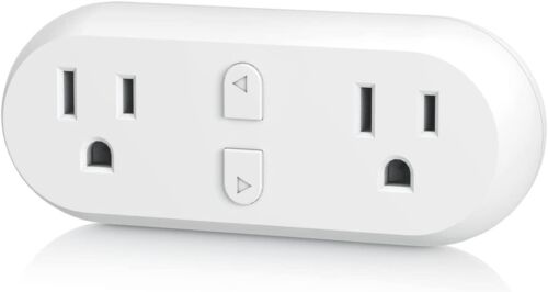 HBN Smart Plug 15A, WiFi&Bluetooth Outlet Extender Dual Socket Plugs, 1-Pack