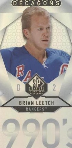 2020-21 Upper Deck SP Signature Edition Legends - Brian Leetch #DC-74