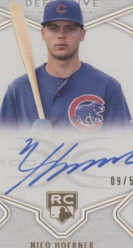 2020 Topps Definitive Collection - Nico Hoerner #DRA-NHR