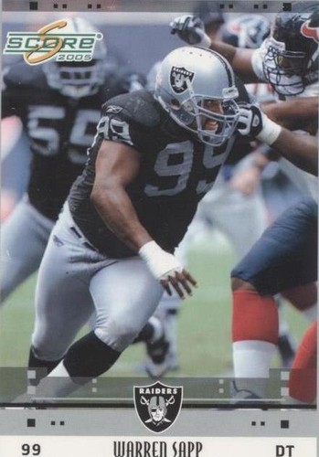 2005 Score Warren Sapp #211