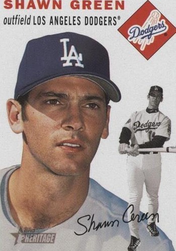 メジャーリーグ　カード　Shawn Green Shawn Green 2003 Topps Heritage /1954 Los Angeles Dodgers