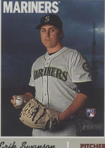 2019 Topps Heritage High Number - Erik Swanson #718