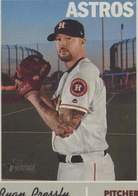 2019 Topps Heritage High Number - Ryan Pressly #676