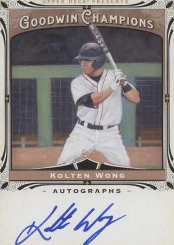 2013 Upper Deck Goodwin Champions - Kolten Wong #A-KW