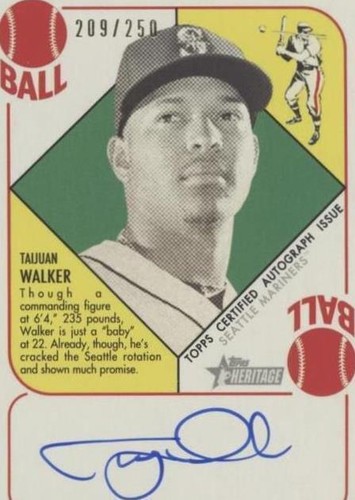 2015 Topps Heritage '51 - Taijuan Walker #H51A-TW