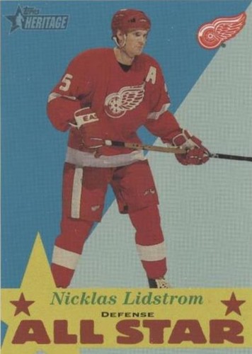 2001-02 Topps Heritage - Nicklas Lidstrom #112