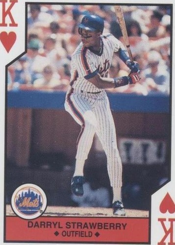 1990 U.S. Playing Cards Major League All-Stars - Darryl Strawberry #KH