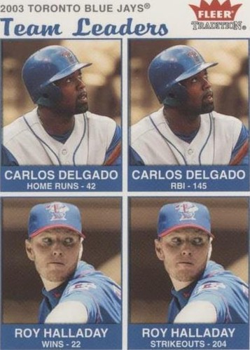 2004 Fleer Tradition - Carlos Delgado Roy Halladay #40