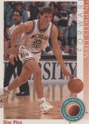 1992-93 Star Pics - Matt Steigenga #26