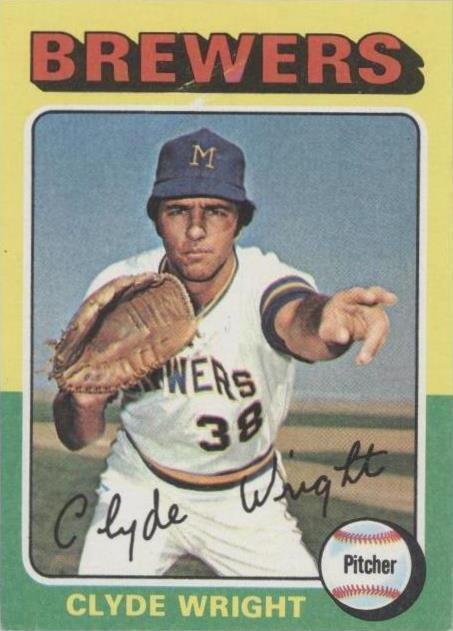 1975 Topps Mini - Clyde Wright #408