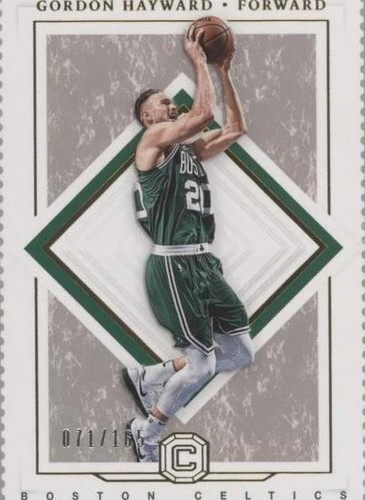 2017-18 Panini Cornerstones - Gordon Hayward #89