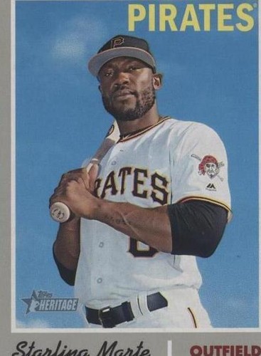 2019 Topps Heritage - Starling Marte #470