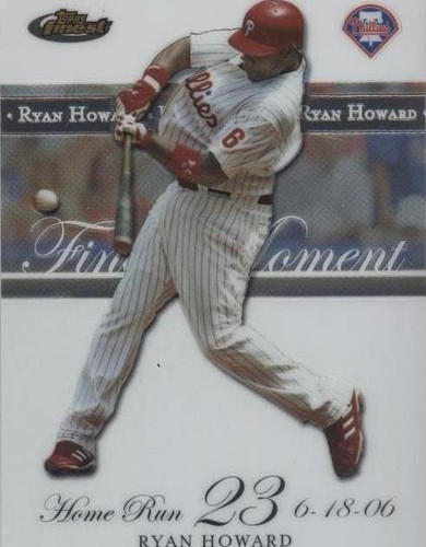 2007 Topps Finest - Ryan Howard #RH-HR 23