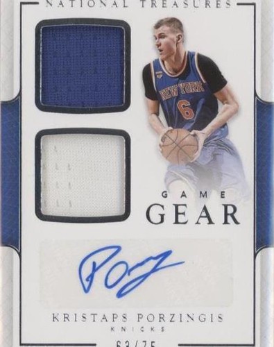 2016-17 Panini National Treasures - Kristaps Porzingis #14