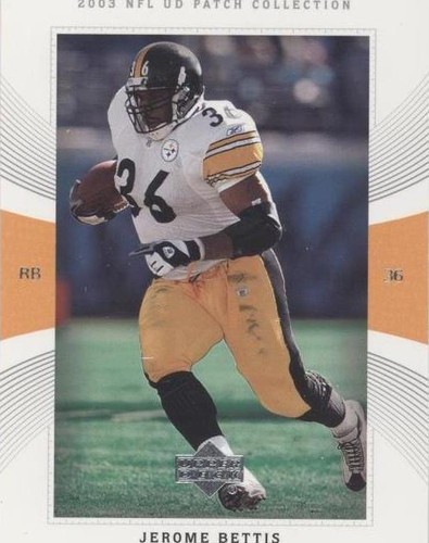 2003 Upper Deck UD Patch Collection Jerome Bettis #36