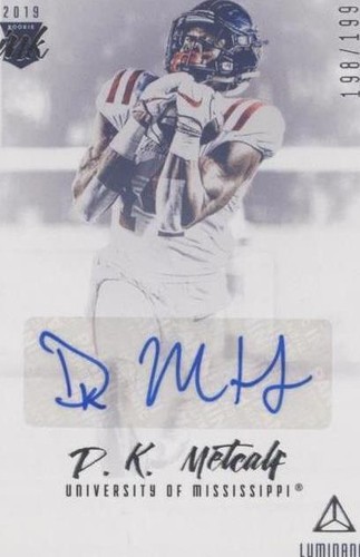 2019 Panini Luminance DK Metcalf #RI-DK