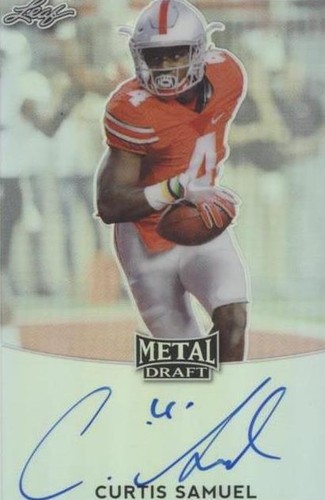 2017 Leaf Metal Draft Curtis Samuel #BA-CS1