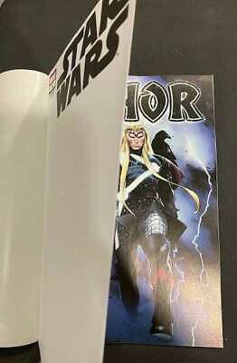Star Wars #1 (2020) Blank ERROR Thor #1 Cover Variant NM or