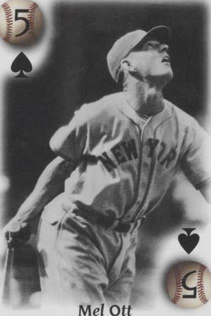 2000 U.S. Playing Card All-Century Team - Mel Ott #5S