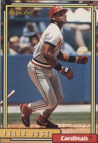 1992 O-Pee-Chee - Felix Jose #105