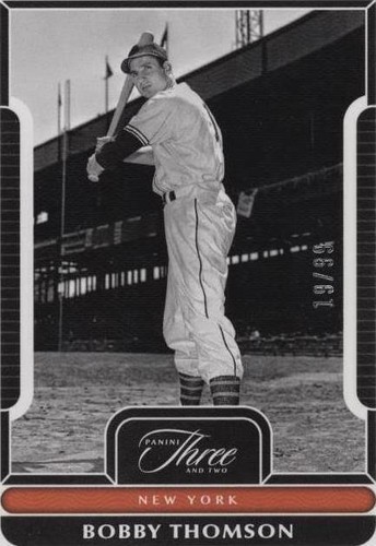 2023 Panini Three and Two - Bobby Thomson #11