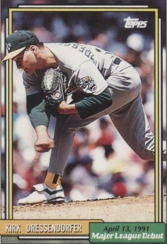 1991-92 Topps Major League Debut 1991 - Kirk Dressendorfer #48