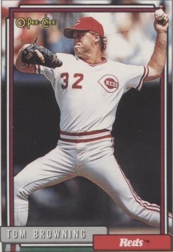 1992 O-Pee-Chee - Tom Browning #339