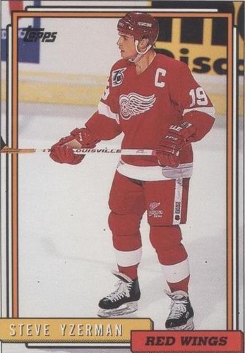 dearミイ 1992-93 Topps #207 Steve Yzerman Detroit Red Wings V66592 | eBay