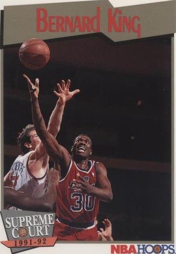 激レア NBA 1991年 ALL-STAR バーナード・キング ユニフォーム 1991-92 NBA Hoops #254 Bernard King All-Star Bullets | eBay