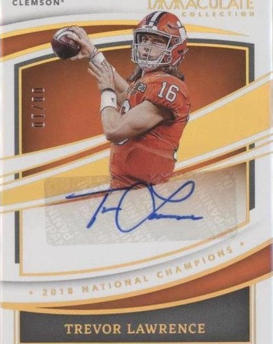 2022 Panini Immaculate Collection Collegiate Trevor Lawrence #IC-TLA