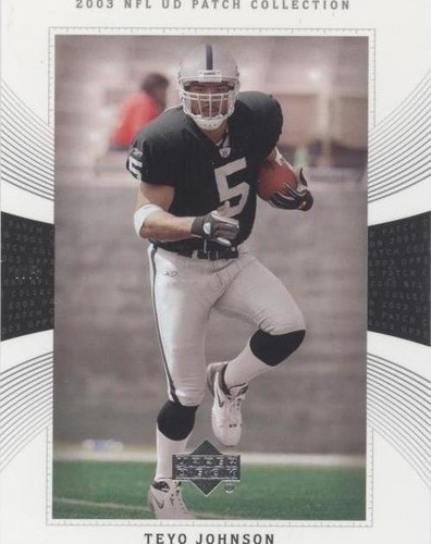 2003 Upper Deck UD Patch Collection Teyo Johnson #110