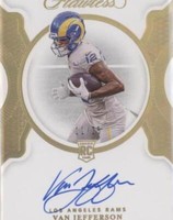 2020 Panini Flawless Van Jefferson #FRS-VJE