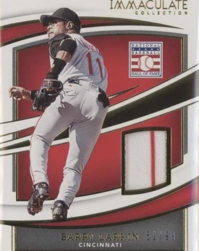 2022 Panini Immaculate Collection - Barry Larkin #HFM-BL