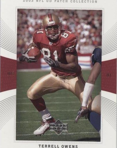2003 Upper Deck UD Patch Collection Terrell Owens #81