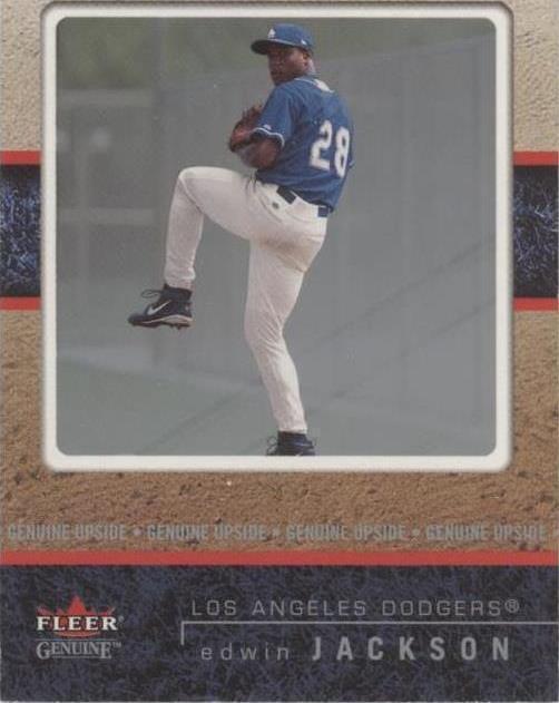 2003 Fleer Genuine - Edwin Jackson #138