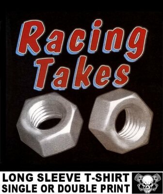 OLD SCHOOL HARDCORE HOT STREET RAT ROD SKULL RACING TAKES NUTS CAR T-SHIRT TB24