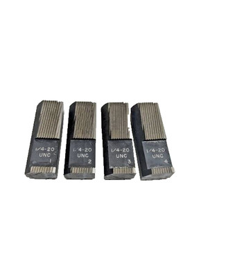Besly / Bendix CHASERS Cutting Tools and Gages, 4 PCS 1/4 - 20 UNC