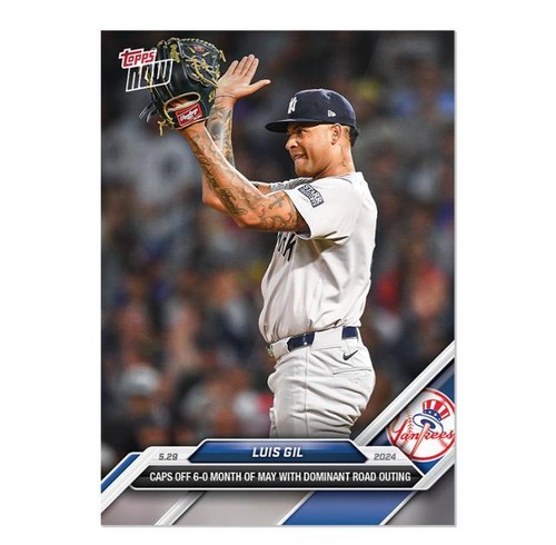 2024 Topps Archives Own The Game #06OTG-24 Luis Gil RC New York