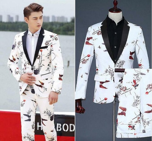 White printed coat Clearance