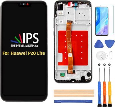 For Huawei P20 Lite ANE-LX1 Touch Screen LCD Display Replacement Black Frame
