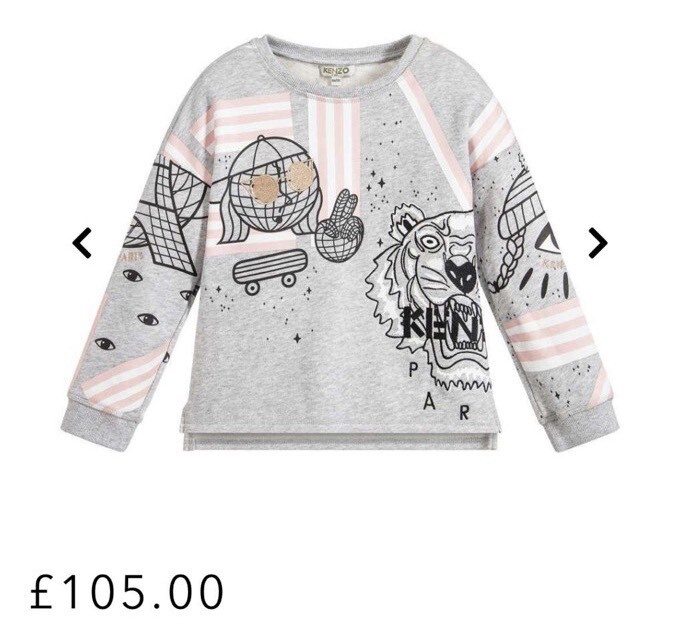 Girls kenzo jumper | in Middlesbrough, North Yorkshire | Gumtree