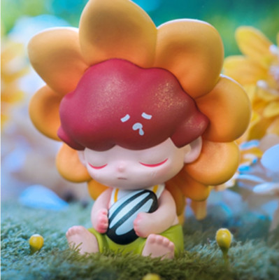 POP MART - Dimoo Forest Night Series Sunflower Mini Art Ornament Gift Toy