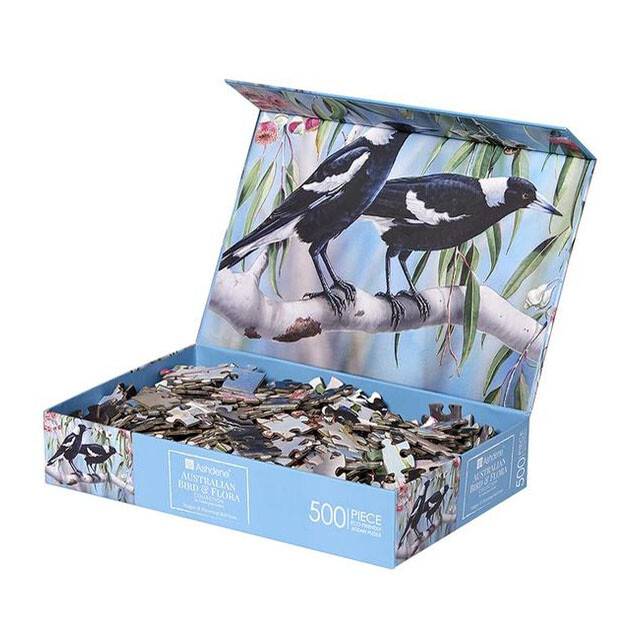 Australian Wildlife Fauna Magpie Jigsaw Puzzle Ashdene