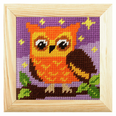 Orchidea Needlepoint Kit: My First Embroidery: Mini: Owl