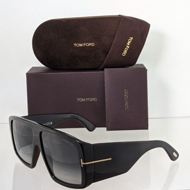 Pre-owned Tom Ford Brand Authentic  Sunglasses Ft Tf 1036 01b Raven Tf1036 60mm In Gray