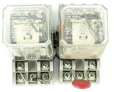 TYCO / POTTER KUP-14A15-120 RELAYS (120V 50/60HZ) W/ 27E12 ...