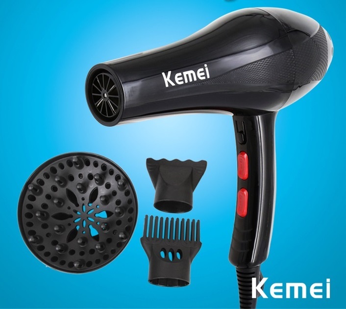 Asciugacapelli Phon 1800w Capelli Professionale KM-8892A 4in1 Diffursore hsb