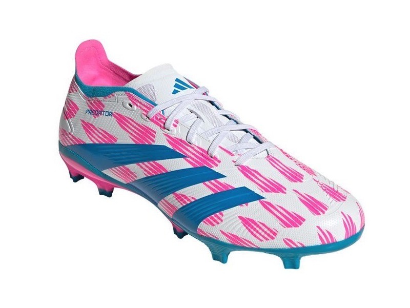 Adidas Predator League FG Soccer Cleats Shoes White Pink IG6262